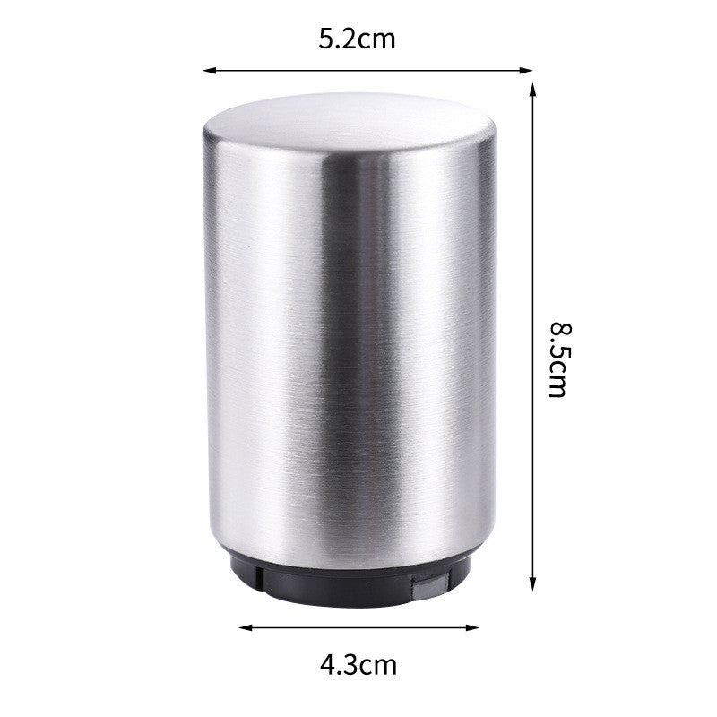 Creative Stainless Steel Beer Bottle Bar Press Opener Automatic Summer Party
