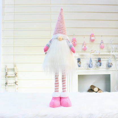 Christmas Telescopic Faceless Doll Decoration