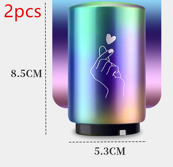 Creative Stainless Steel Beer Bottle Bar Press Opener Automatic Summer Party