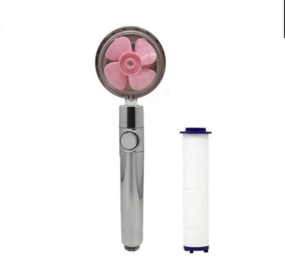 Turbo Propeller Shower Head Handheld High Pressure