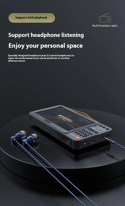Elderly Full Band Bluetooth Radio with Video Player