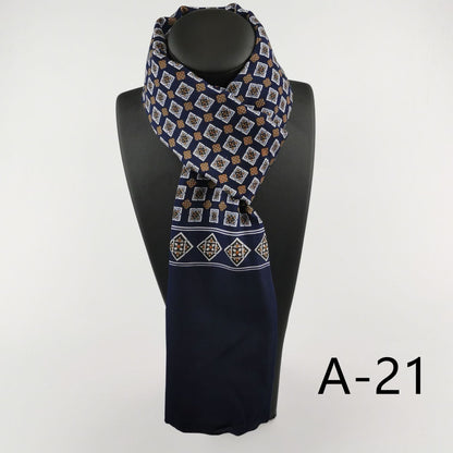 Men's Double Layer Cashmere Washed Warm Scarf
