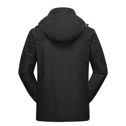 Winter Outdoors Three-in-one Coat Warm-keeping Cotton Clothing Shell Jacket