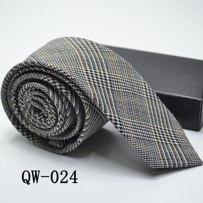 Men's Super Narrow Wool-like Elegant Tie