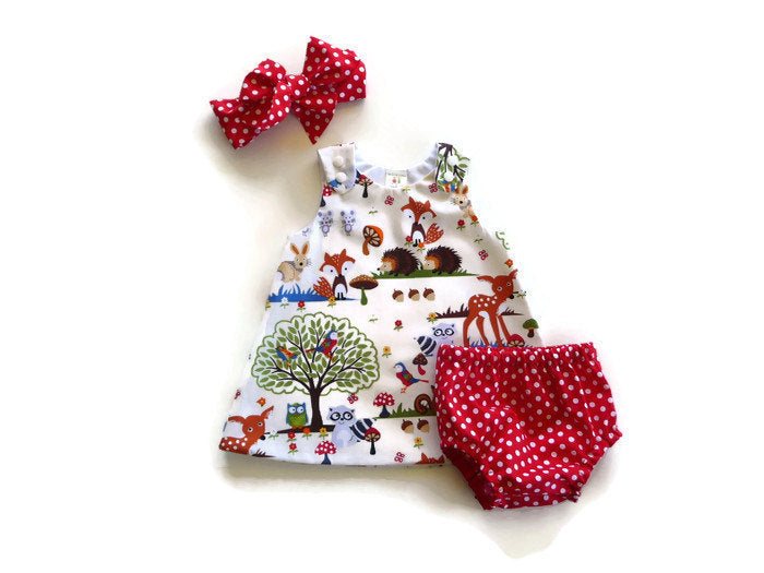 Children's Suit Girl Baby Baby Three-Piece Shorts  Headband  Dress