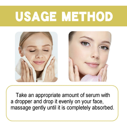 Glow Serum, Moisturizing And Whitening Skin To Reduce Facial Spots And Fine Lines
