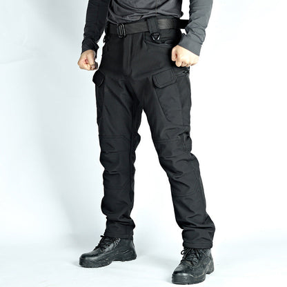 Men's Winter Fleece-lined Waterproof Tactical Pants