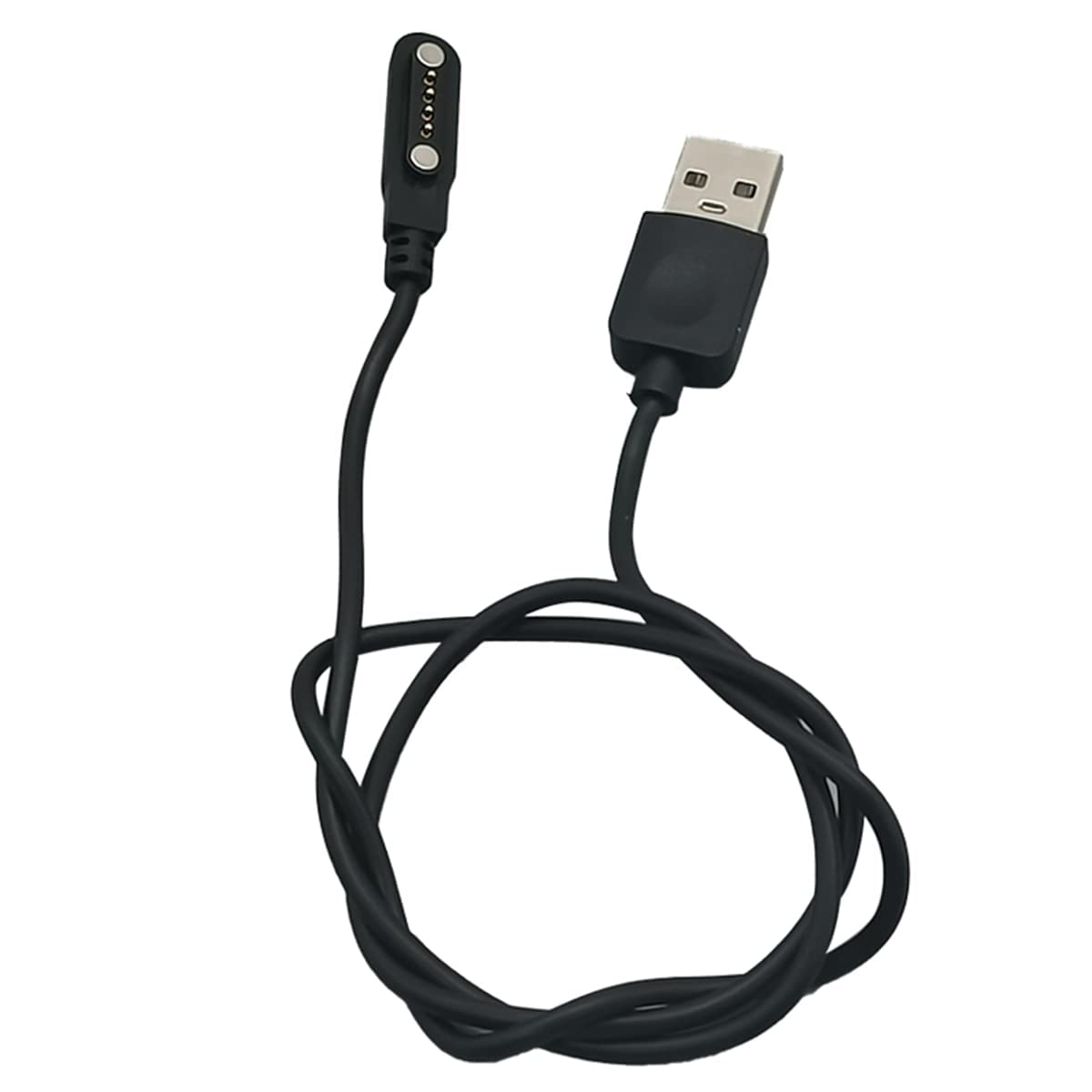 LKHSYAN Universal Smart Watch Charger USB 4 Pin Magnetic Cable White-4pin