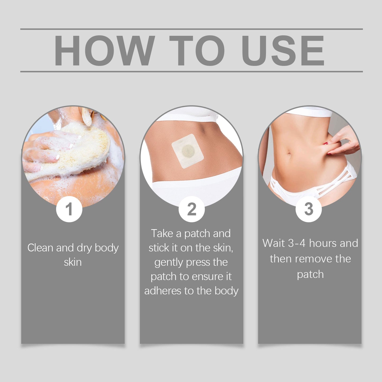 Bee Venom Lymphatic Detox Schlankheitspflaste, Bee Venom Lymphatic Detox Slimming Patch Shaping Slimming Increase Vitality Digestion Health Detumescence Slimming Body Shaping