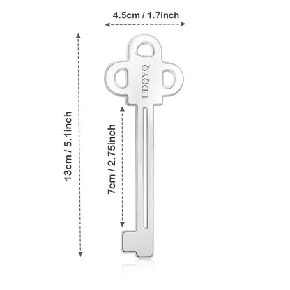 UDQYQ Stainless Steel Tube Squeezer Key 3 Pieces Silver Metal Dispenser