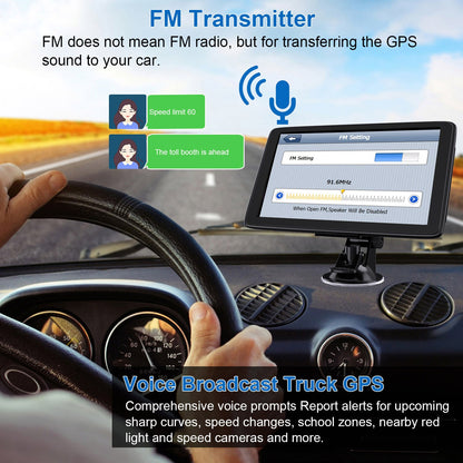 Portable 7 Inch Car GPS Navigator HD