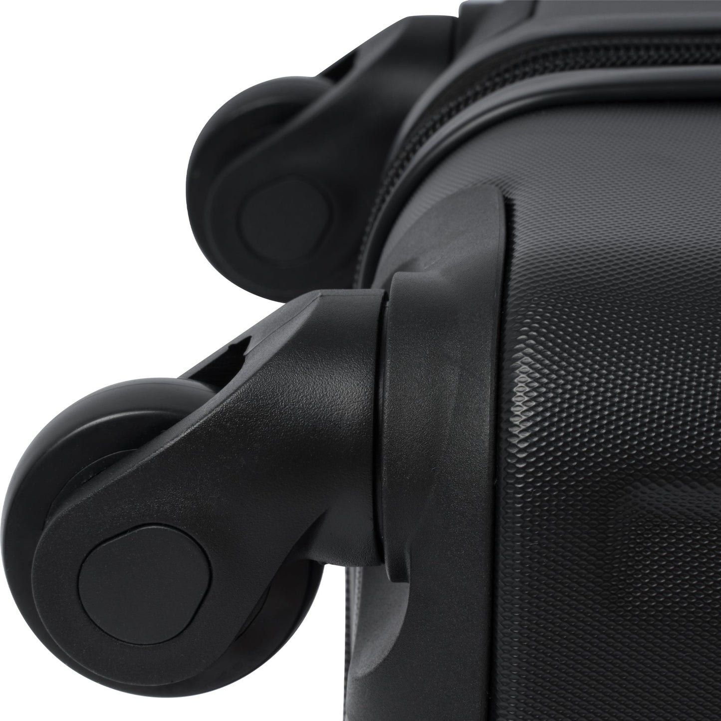 Hardshell Luggage Spinner Suitcase with TSA Lock Lightweight Expandable 24'' (Single Luggage) Black + ABS + 24 Inch