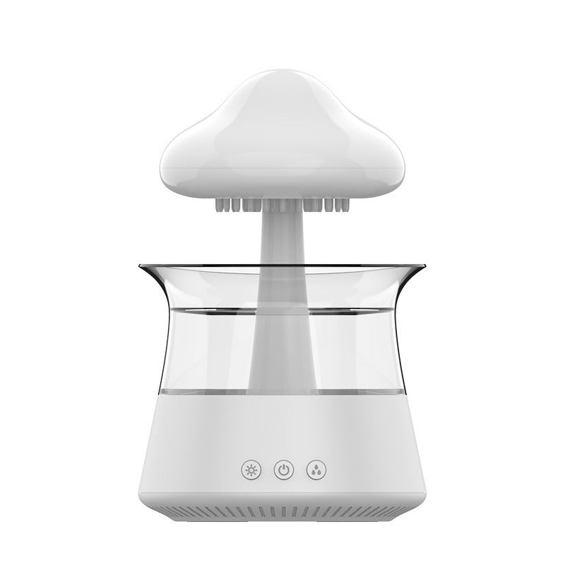 New Designed Cool Mist Essential Oil 7 Colors LED Night Light Wood Grain Cloud Rain Water Air Humidifier