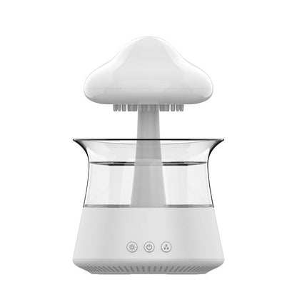 New Designed Cool Mist Essential Oil 7 Colors LED Night Light Wood Grain Cloud Rain Water Air Humidifier