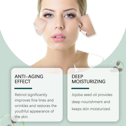 Retinol Essence Oil, Repair Facial Acne Skin Nourishing Elastic Hydrating Moisturizing Skin Care Essence
