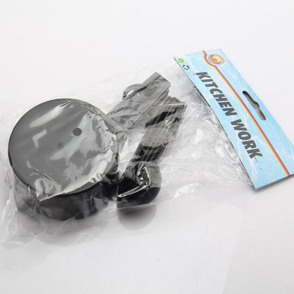 10-Piece Plastic Measuring Cups Black