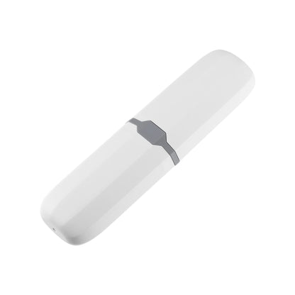 VOCOSTE Toothbrush Travel Case Plastic White 7.87x2.17 Inches