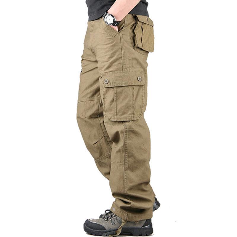 Multi-pocket Men's Loose Labor Protection Pants