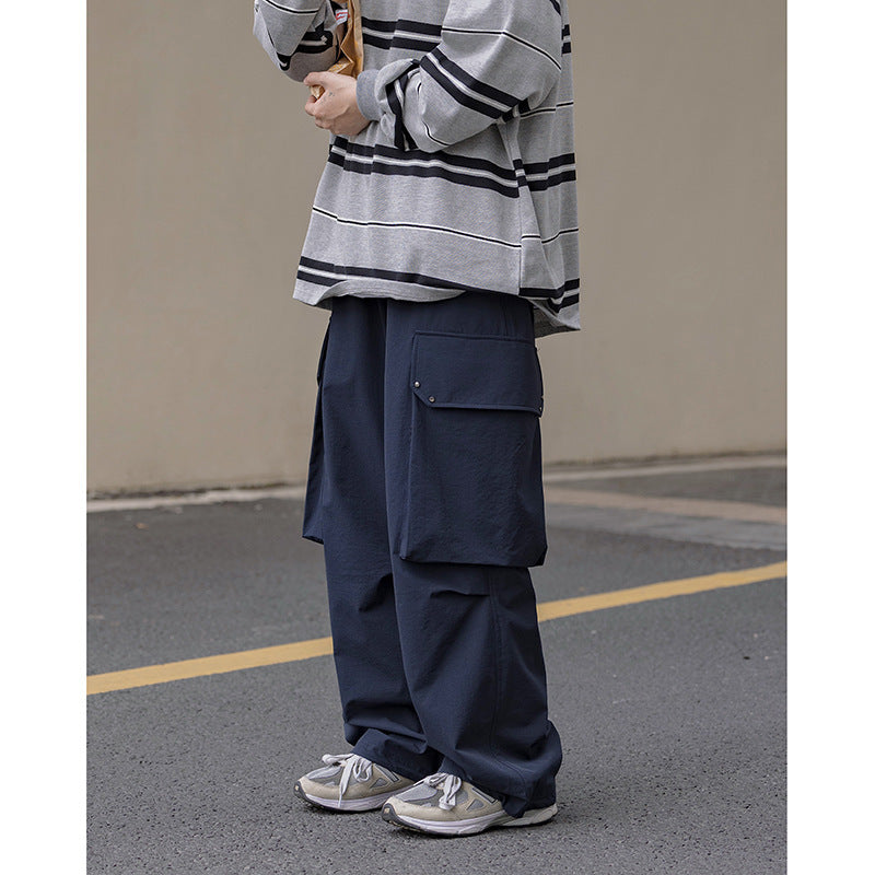 Vintage Drawstring Leggings with Pockets