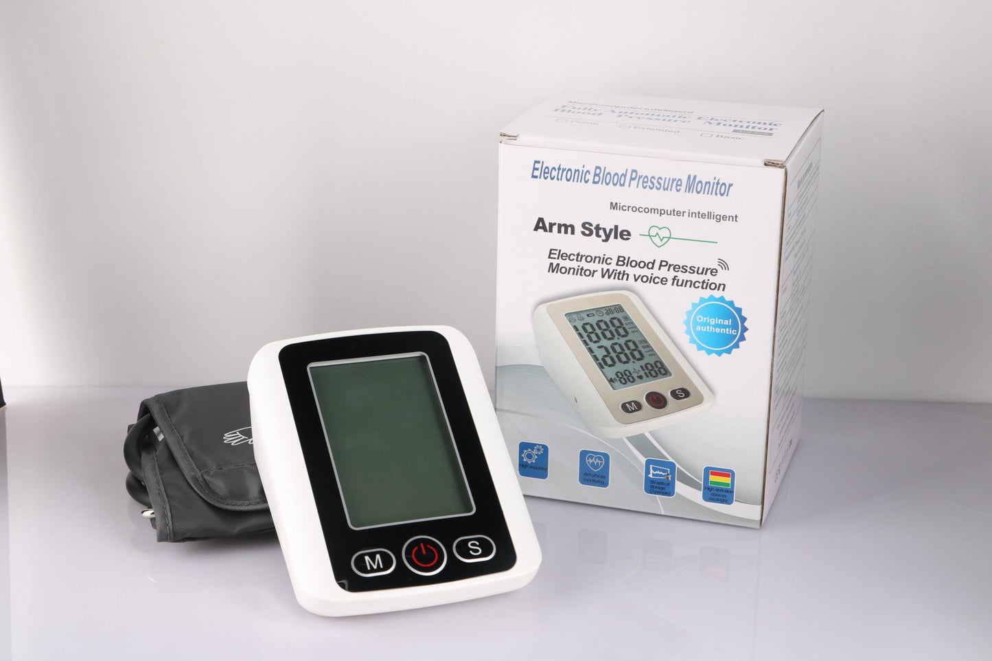 Large Screen Voice Blood Pressure Monitor Arm Type with Backlight