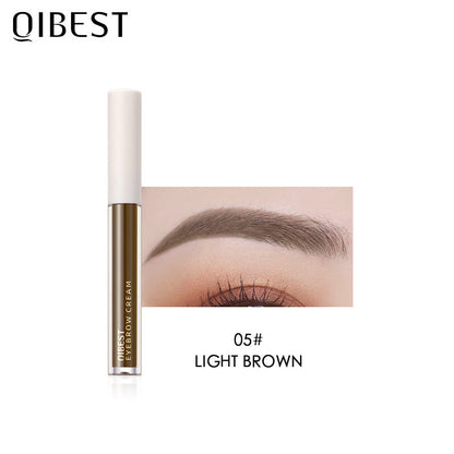 QIBEST New Three Dimensional Eyebrow Dyeing Cream Does Not Fade And Halo And Eyebrow Dyeing Liquid Is Waterproof And Sweat Proof