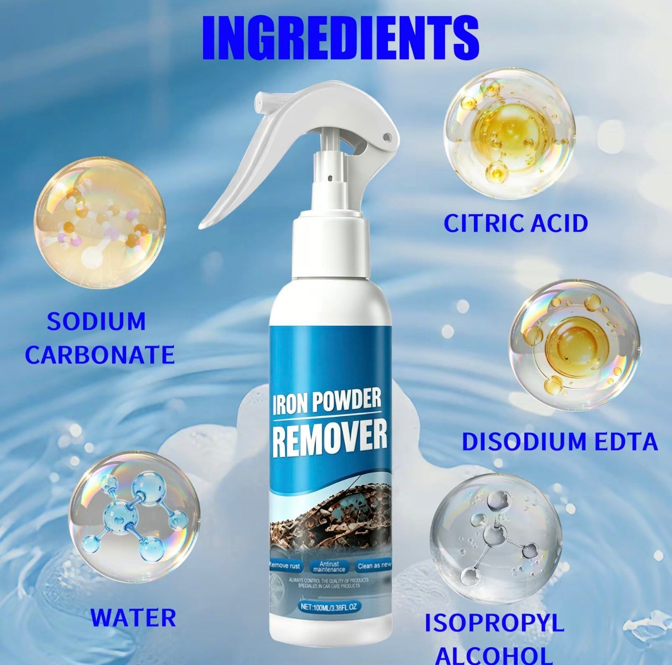 IronX Wheel & Metal Surface Cleaner