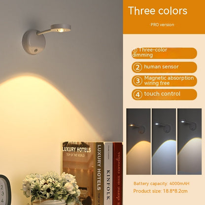 Smart Rechargeable Induction Lamp Wiring Free Punch-free Wall Lamp