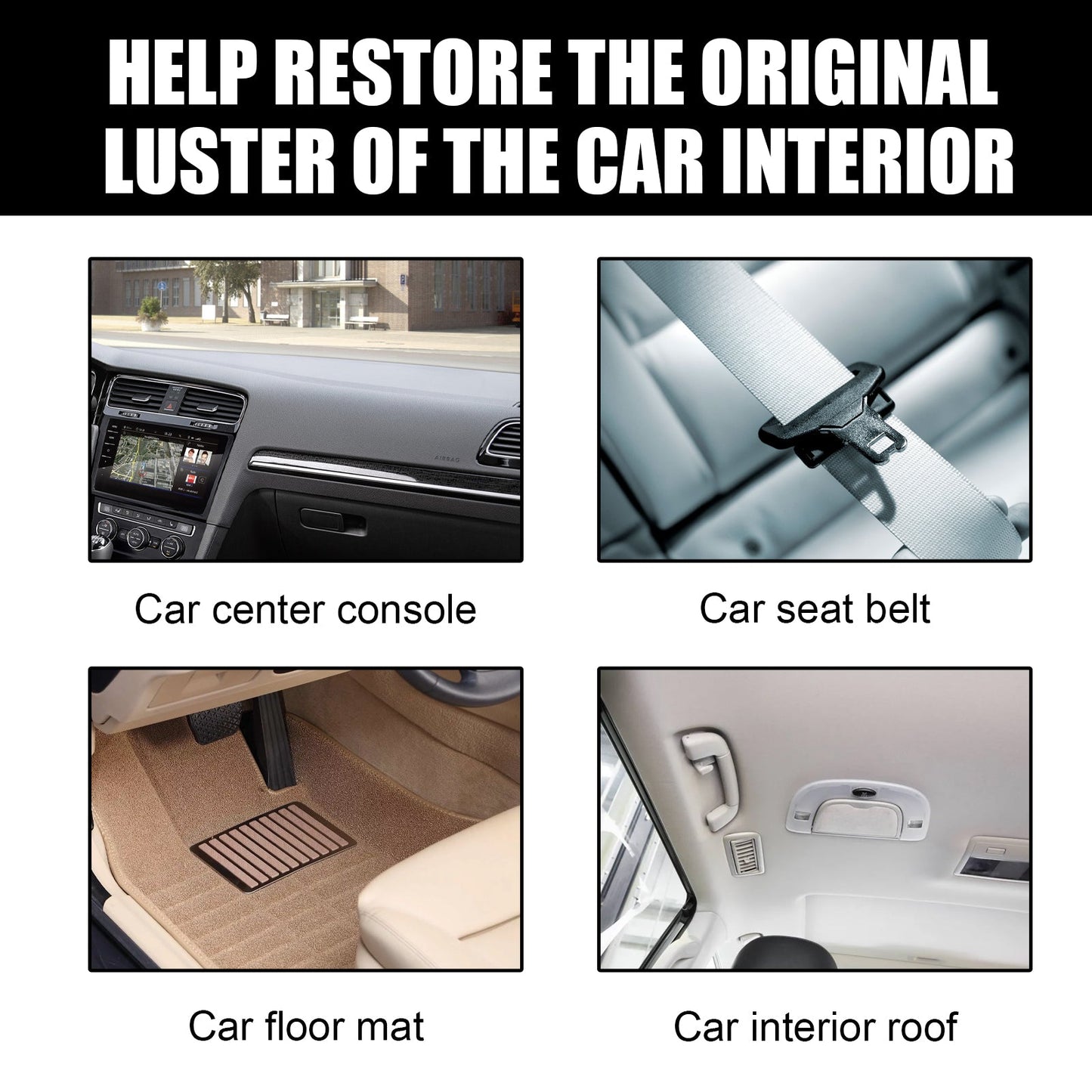 Interior Retreader, Automotive Interior Maintenance Special Decontamination Cleaning Multi-Functional Cleaner