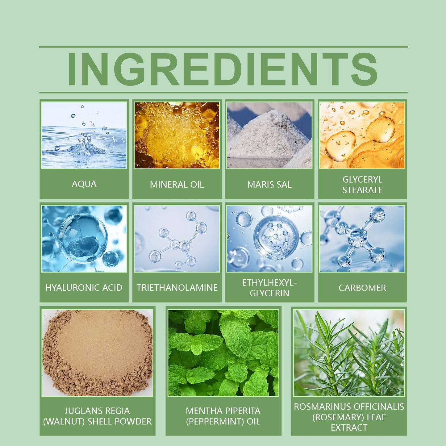 Rosemary Scalp Scrub, A Gentle, Cleansing, Moisturizing, Refreshing And Soothing Scalp Scrub