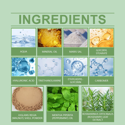 Rosemary Scalp Scrub, A Gentle, Cleansing, Moisturizing, Refreshing And Soothing Scalp Scrub
