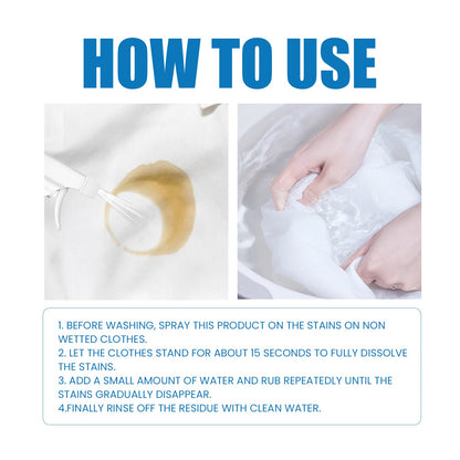 Clothes Cleaner, Clothing Cleaning Decontamination Remove Stubborn Stains Oil Stains Yellow Cleaning Dry Cleaning Agent
