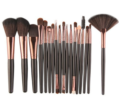 MAANGE 18-Piece Makeup Brush Set with Fan Brush – eBay Hot Seller
