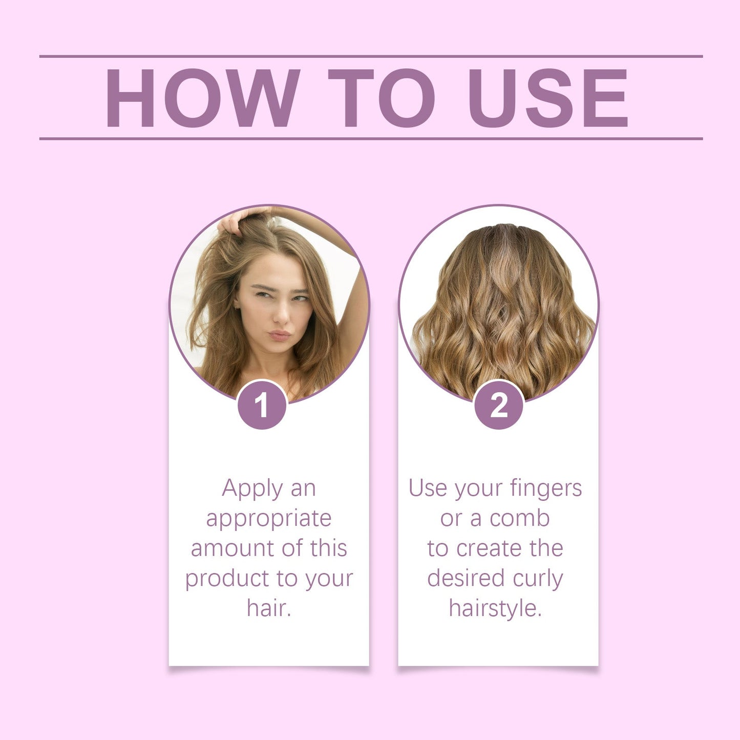Non-Evaporating Film Curl Cream Nourishes And Restores Curly Hair Elastic Volumizing Long Lasting Styling Cream For Lazy People