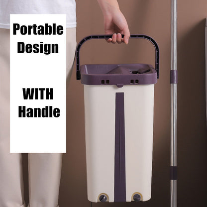 Wring Mop Bucket for Floor Cleaning Spin Squeezer