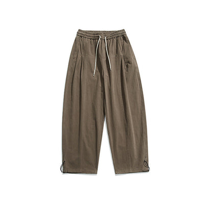 Solid Color Retro Japanese-style Casual Pants