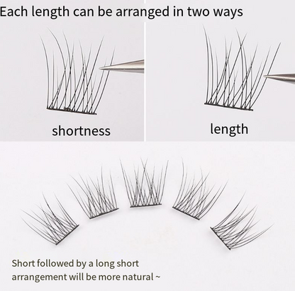 Lazy Fish Tail False Eyelashes Trilogy Natural Simulation Thick Single Cluster Lazy Series Deviruchi Eyelashes
