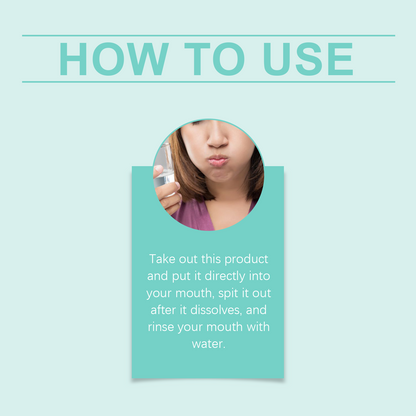 Mouthwash, Clean Teeth, Remove Stains, Remove Odors And Smell Fresh Portable Clean Solid Toothpaste Tablets