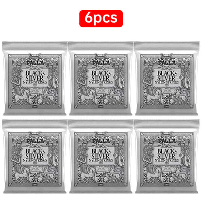 6 sets of Ernie Ball 2003-2008Folk strings，2403-2409classical strings for electric & acoustic guitars