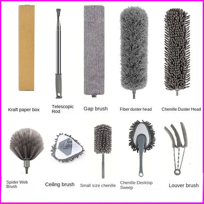 Duster for Home Dusting and Ceiling Cleaning with Extendable Handle