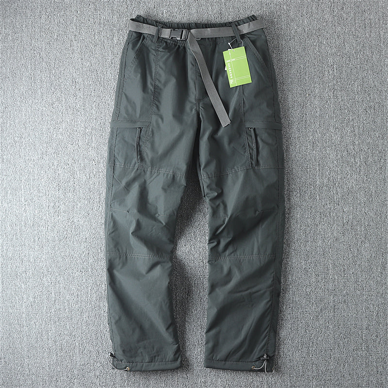 Windproof Waterproof Men's Straight Winter Pants