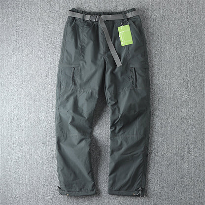 Windproof Waterproof Men's Straight Winter Pants