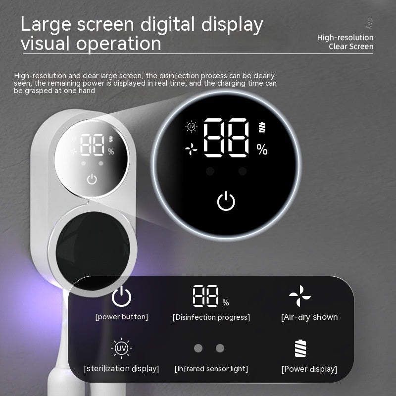 Portable UV Toothbrush Sanitizer