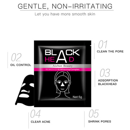 Tear And Pull Nose Stick Activated Charcoal 5ml Bag To Tear And Pull Blackheads Nose Patch