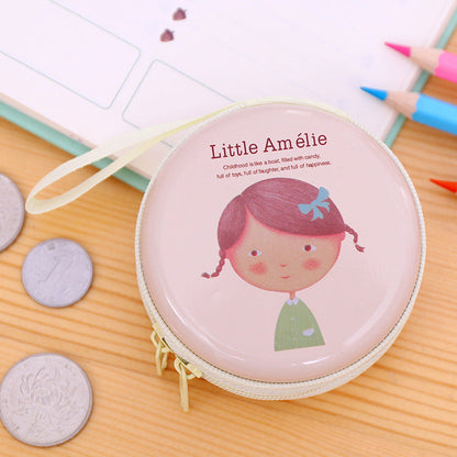 Korean cute horse iron element girl zero wallet mini pocket earphone package coin key bag