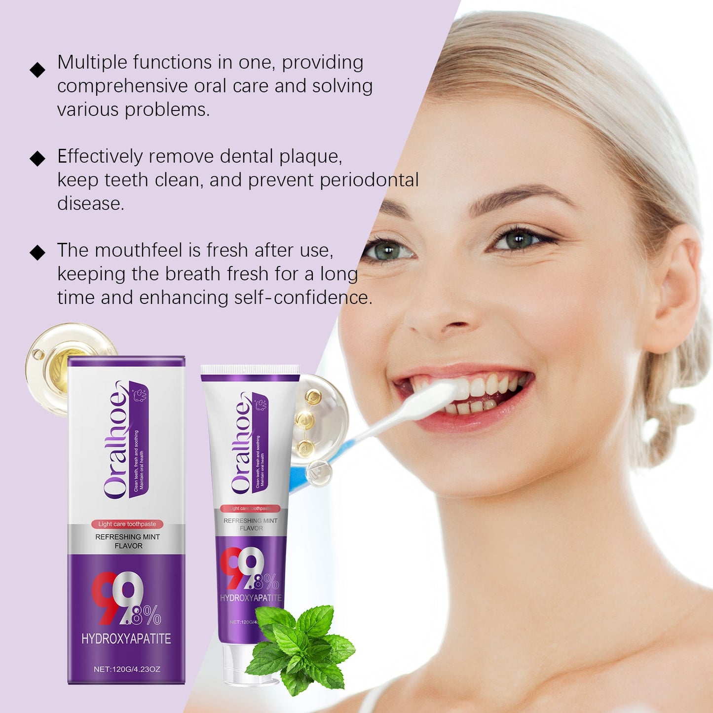 Yellow Removing Toothpaste Mild Ingredients Yellow Stain Removing Tooth Protection Enamel Cleaning Care Toothpaste