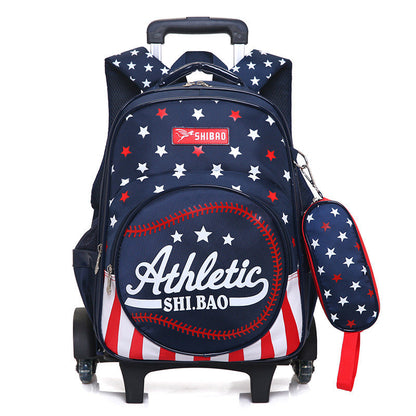 Waterproof Children's Trolley School Bag