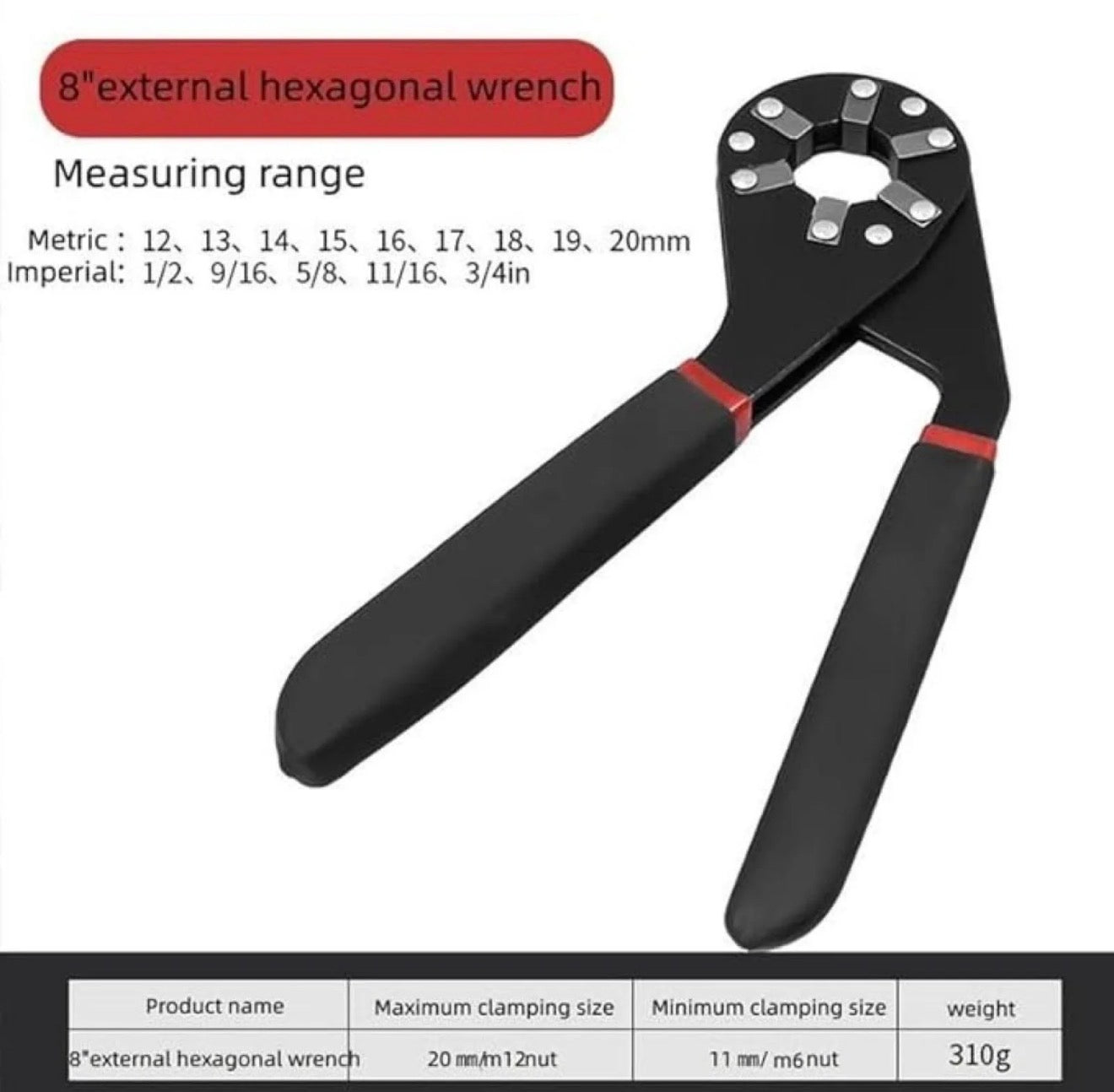AllFit 14-in-1 Adjustable Wrench