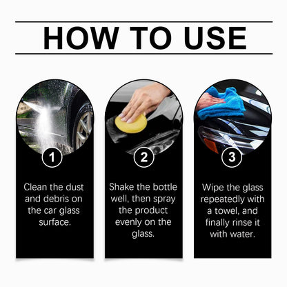 Multifunctional Glass Oil Film Foam Remover Removes Oil Film Glass Water From Front Windshield Cars