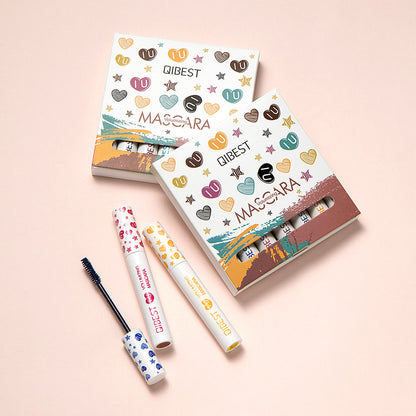 QIBEST Colorful Mascara Japanese Cosplay Curly Mascara Slender And Not Smudged
