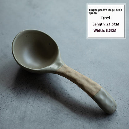 Stoneware Soup Spoon Household Coffee Spoon